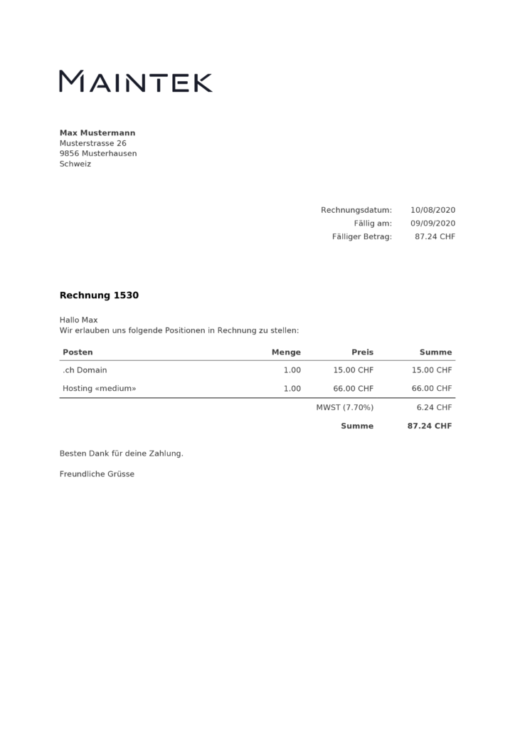 InvoicePlane – Ein einfaches Rechnungsprogramm » beyond.lol