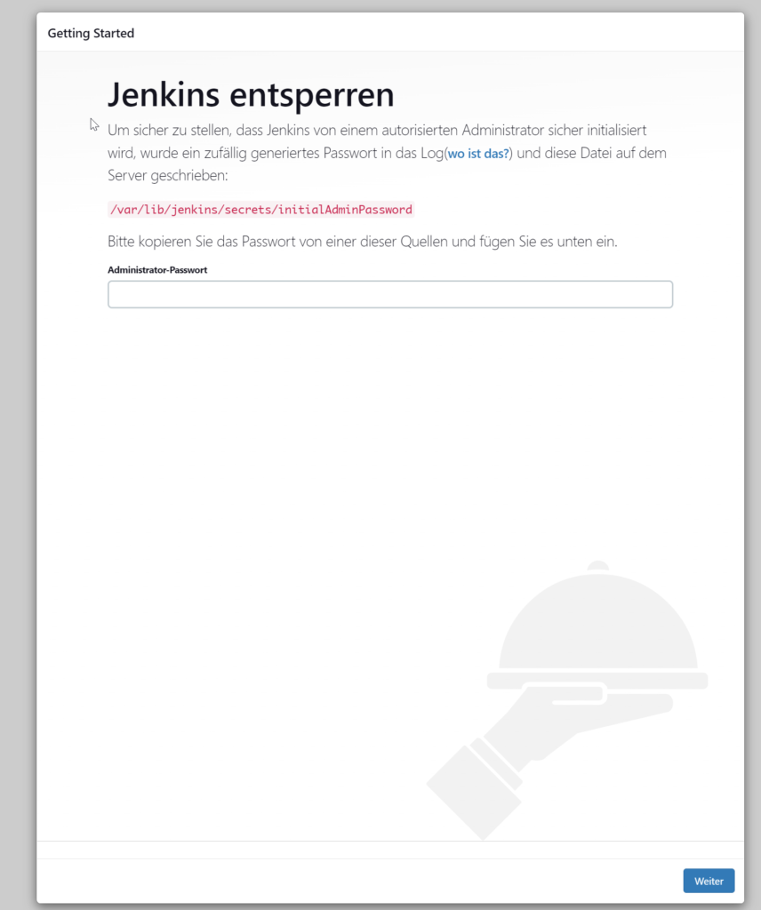 Initialpasswort Jenkins-Server – Installation auf Ubuntu 22